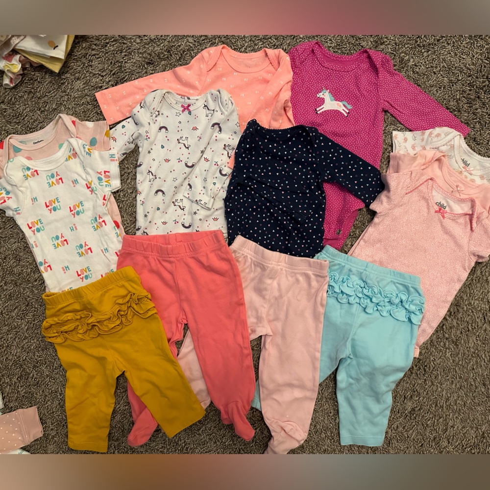 Baby girls 0-3M, 3M & 3-6M Bundle